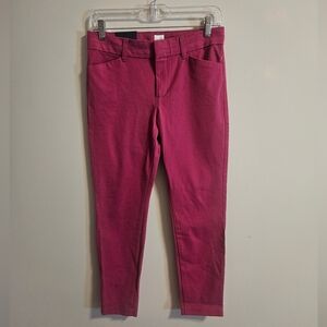 Gap Pink Slim City Crop Pants Size 2 NWT